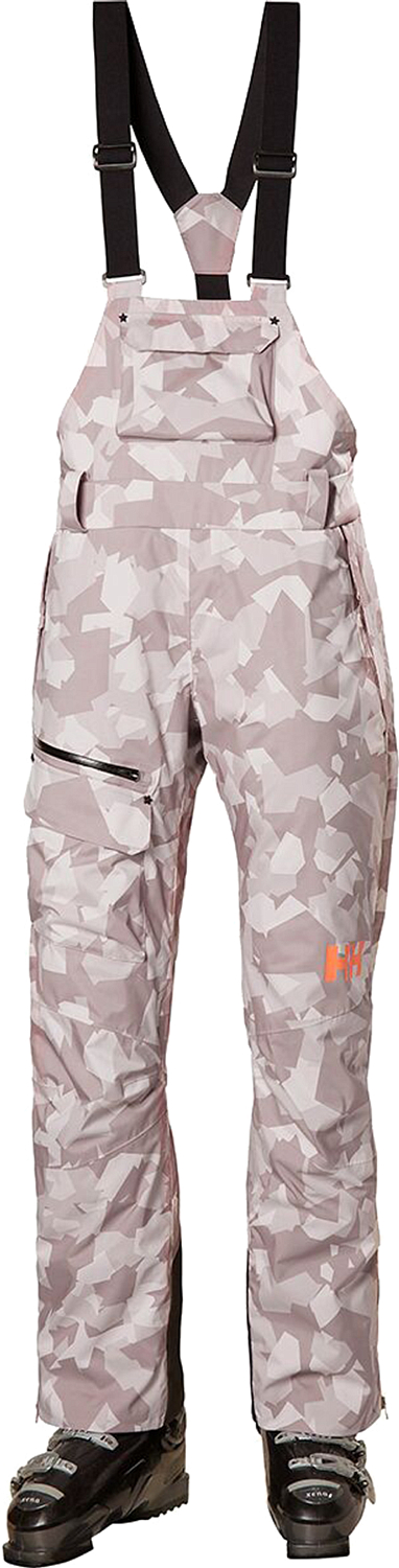 Полукомбинезон горнолыжный HELLY HANSEN W Powderqueen Bib Pant Dusty Syrin Winter Camo