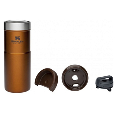 Термокружка Stanley The NeverLeak Travel Mug 0,47L Maple