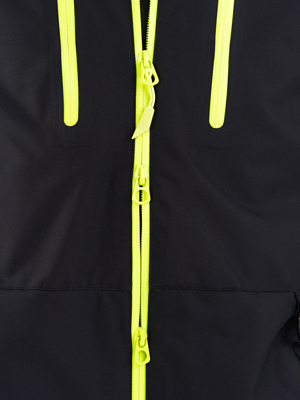 Комбинезон сноубордический Dragonfly Superlight 3L Black/Yellow Fluo