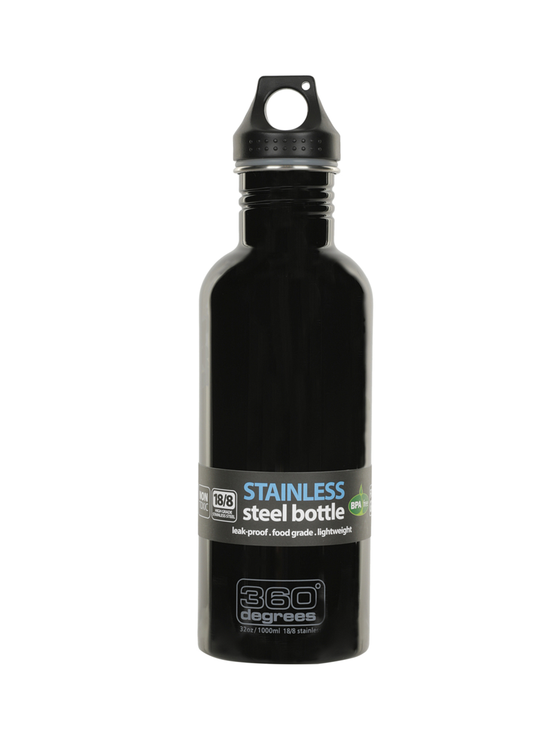 Фляга 360 degrees Bottle Single Wall Stainless 1L BK