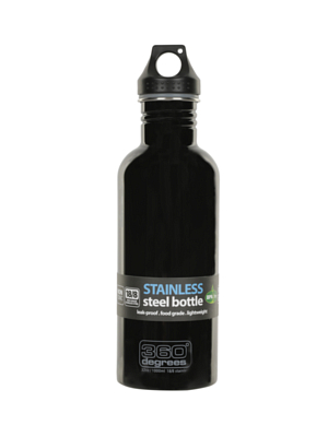 Фляга 360 degrees Bottle Single Wall Stainless 1L BK