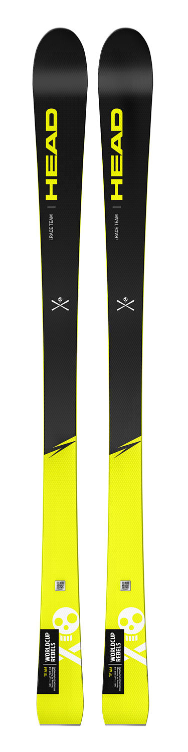 Горные лыжи с креплениями HEAD 2021-22 WC iRace Team SW+SX 7.5 GW CA BRAKE 78 [J] Black/Neon Yellow