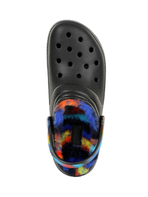 Сандалии Crocs Classic Lined Spray Dye Clog Black/Multi