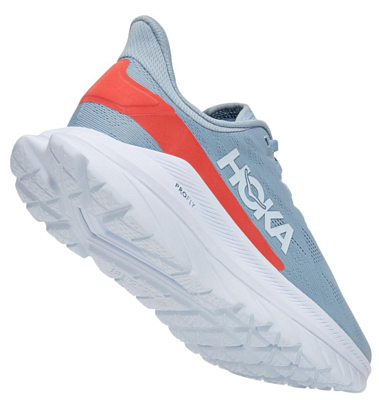 Кроссовки Hoka Mach 4 Blue Fog/Hot Coral