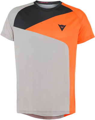 Велофутболка Dainese Hg Tee 3 Light Gray/Orange