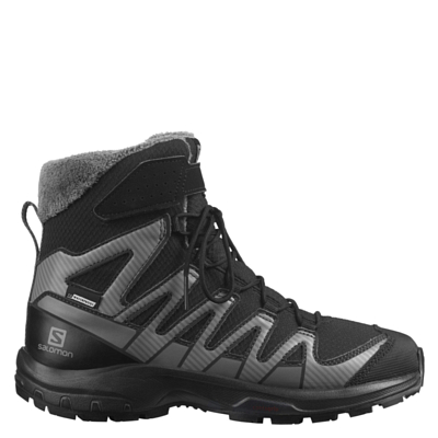 Ботинки детские SALOMON Xa Pro V8 Winter Cswp J Black/Phantom/Quiet Shade