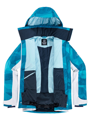 Куртка горнолыжная SALOMON Brilliant Jkt Women'S barrier Reef/Ao