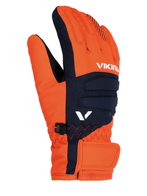 Перчатки детские VIKING Flinx Ski Kids Orange/Navy