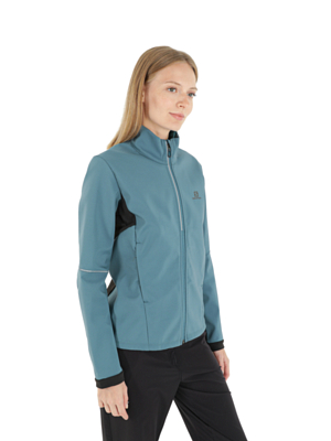 Куртка беговая SALOMON Agile Softshell W Blue