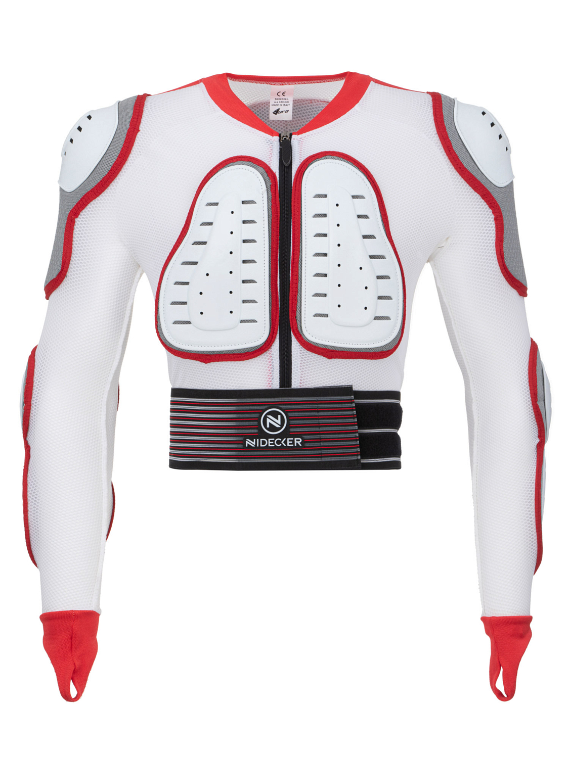 Защитная куртка NIDECKER Predator Safety Jacket White/Red