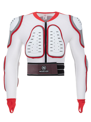 Защитная куртка NIDECKER Predator Safety Jacket White/Red