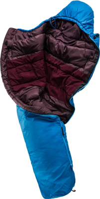 Спальник Deuter Orbit 0° SL правый Bay/Aubergine