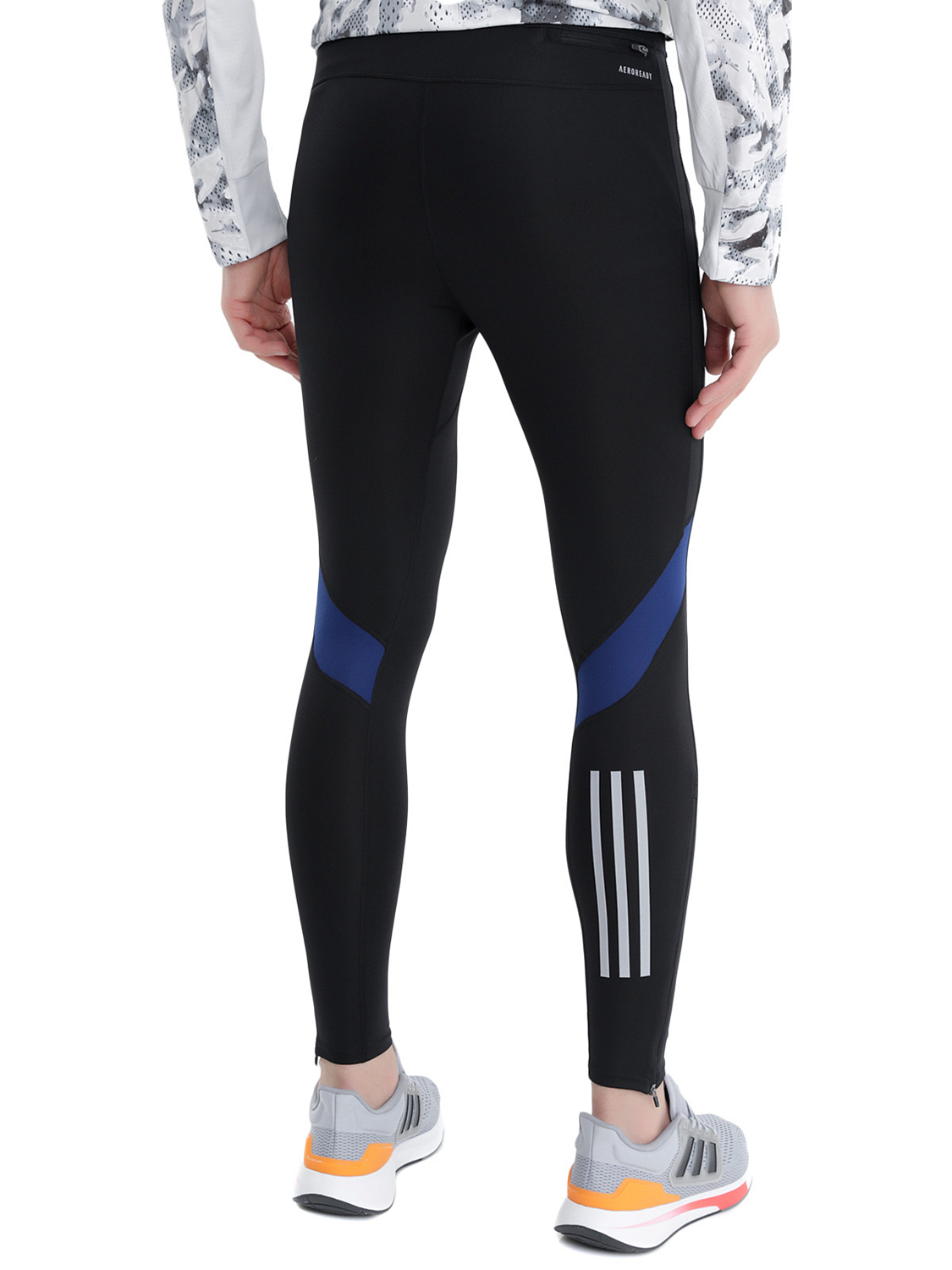 Тайтсы беговые Adidas Otr Long M Victory Blue