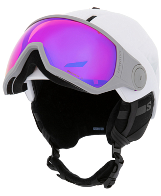 Шлем с визором SALOMON Icon Lt Visor White