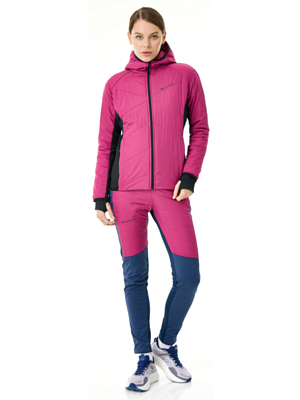 Куртка беговая Nordski Hybrid Warm 2.0 Fuchsia/Black