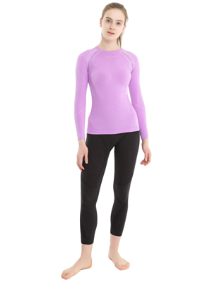 Термобельё верх Accapi Polar Bear Seamless Pink Fluo White