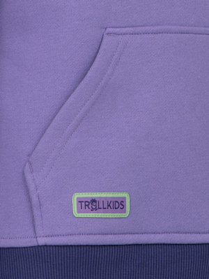 Толстовка детская Trollkids Troll Lilac/Violet Blue