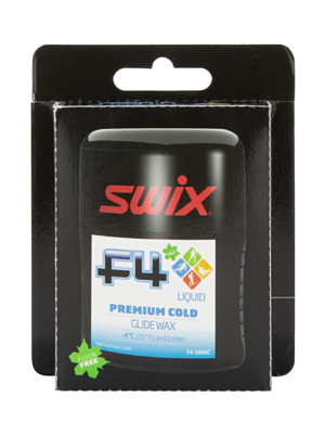 Безфтористый парафин скольжения жидкий SWIX Cold, эмульсия 100ml