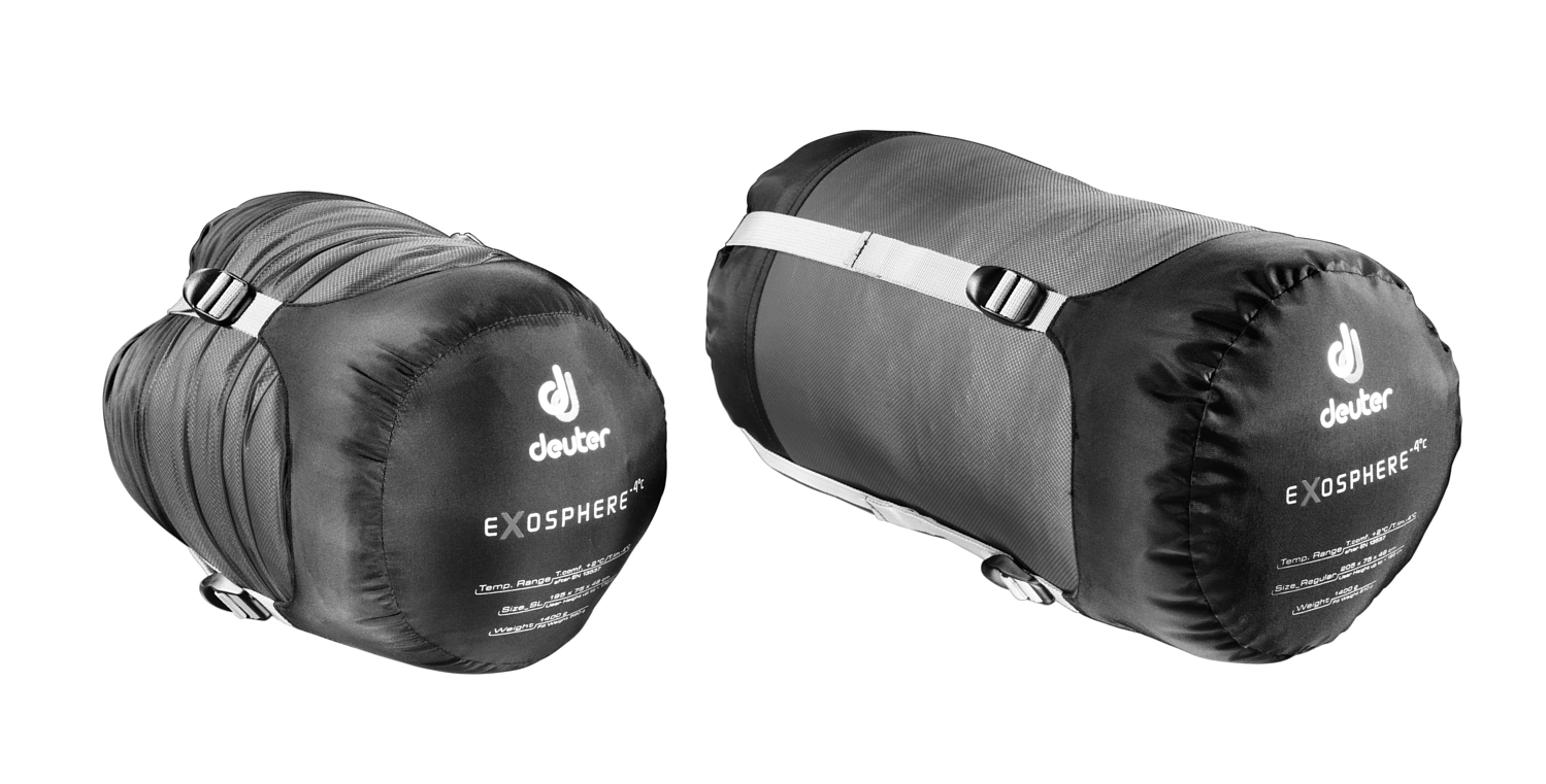 Спальник Deuter Exopshere -10 L Левый Steel/Fire