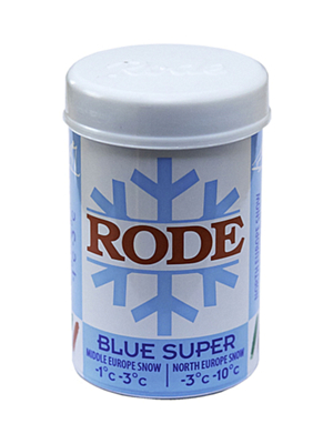 Безфтористая мазь держания твердая RODE Stick Super -1C°...-3C°/-3C°... -10C° Blue