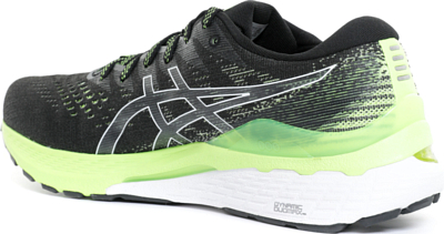 Asics gel kayano black green best sale