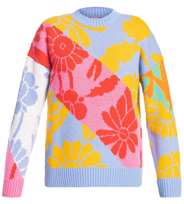 Джемпер Roxy Rowley X Roxy WarmFlight Fleece Bright White Patch Rowley Jacq