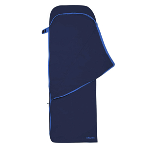 Вкладыш в спальник Trollkids Fleece Sleeping Bag Navy/Medium Blue