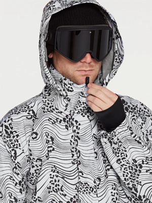 Куртка сноубордическая Volcom Melo Gore-Tex Pullover White Print