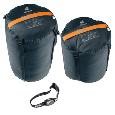 Спальник Deuter Orbit -5° EL Left Chestnut-Ink