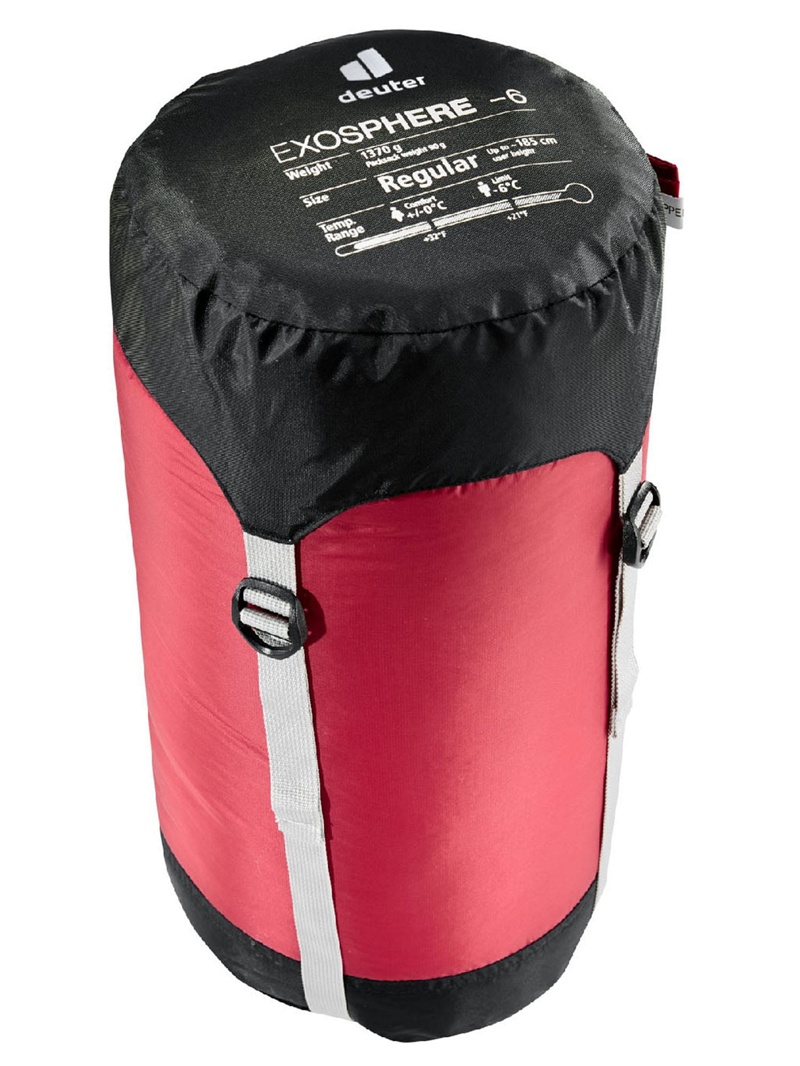 Спальник Deuter Exosphere -6° L левый Cranberry/Fire