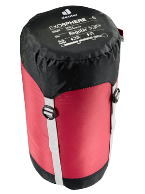 Спальник Deuter Exosphere -6° L левый Cranberry/Fire