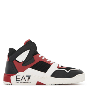 Кроссовки EA7 Emporio Armani X8Z039 White Black Racing Red