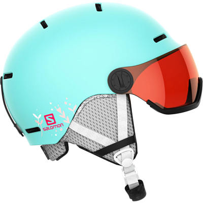 Зимний шлем с визором SALOMON Grom Visor Aruba Glossy/Univ.