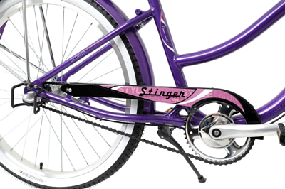 Велосипед Stinger Cruiser Lady 3Sp 26 Фиолетовый