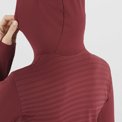 Джемпер SALOMON Comet Seamless Hoody W Pomegranate/Apple Butter