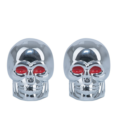 Колпачок ниппеля Oxford Skull Valve Caps Silver