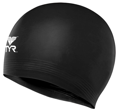 Шапочка для плавания TYR Latex Swim Cap Черный