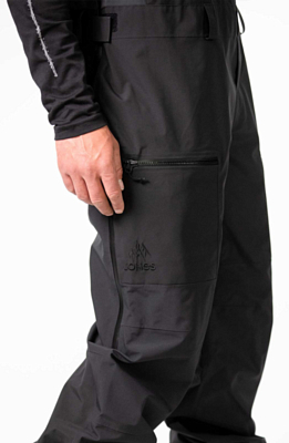 Полукомбинезон сноубордический Jones Mountain Surf Bib Stealth Black