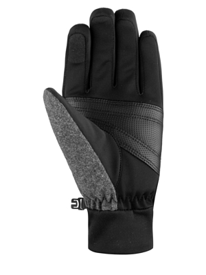 Перчатки REUSCH Saskia TOUCHTEC Black/Grey Alpine Melan