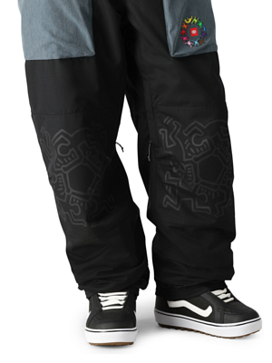 Брюки сноубордические 686 Keith Haring Ghost Keith Haring Denim Colorblock