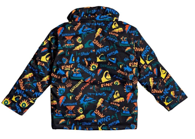 Куртка сноубордическая детская Quiksilver Little Mission - Snow Jacket Boy's True Black Ski Fun