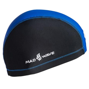 Шапочка для плавания MAD WAVE Lycra Duotone Blue