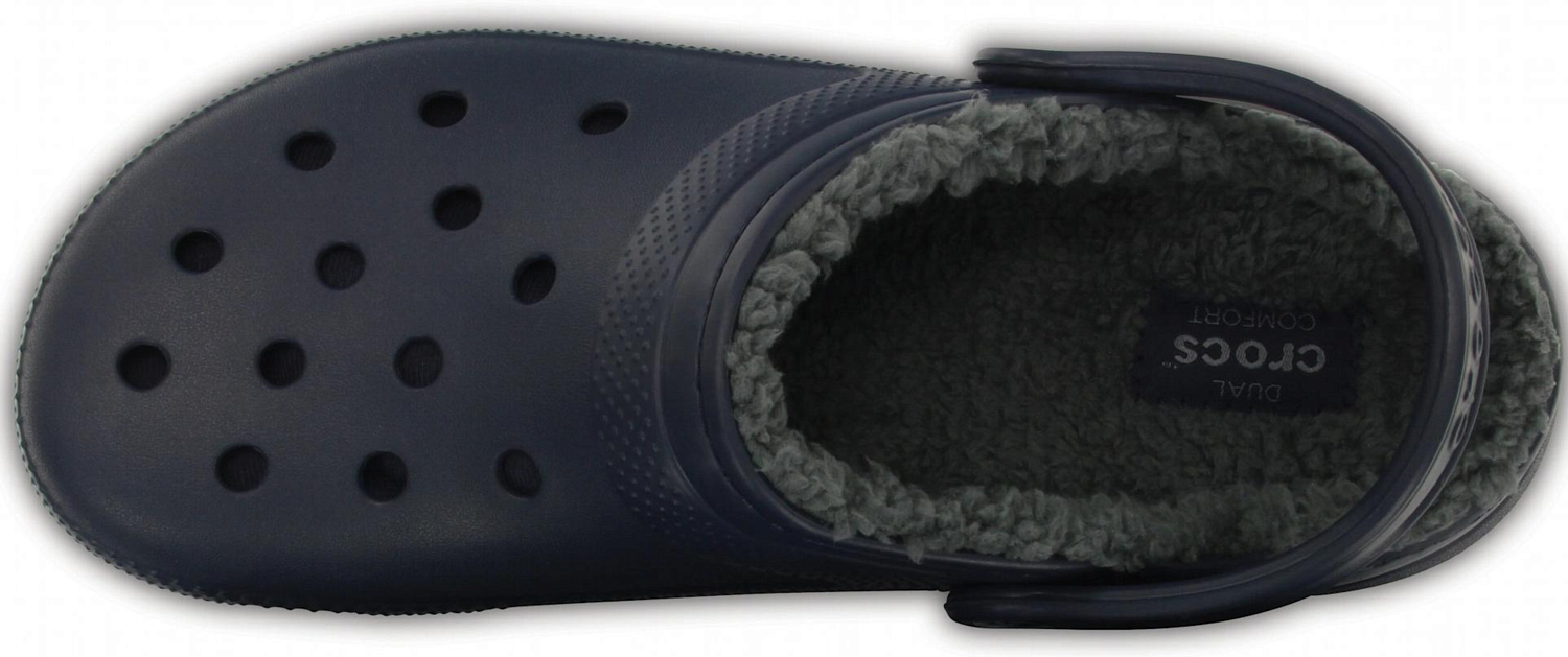 Сандалии Crocs Classic Lined Clog Navy/Charcoal