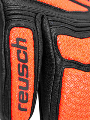 Варежки-лобстеры REUSCH Worldcup Warrior Black/Fluo Red