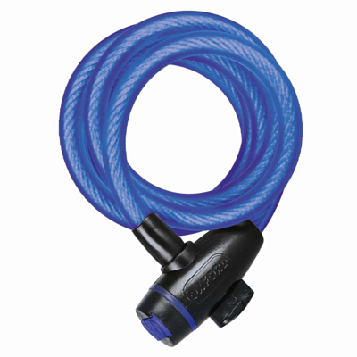 Замок велосипедный Oxford Cable Lock 1,8mх12mm OF245 Blue