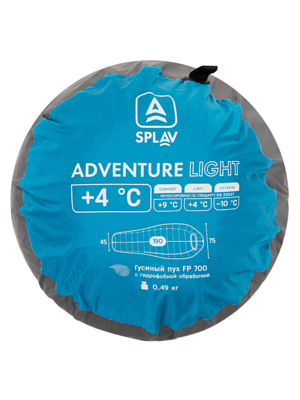 Спальник Splav Adventure Light 190 Голубой