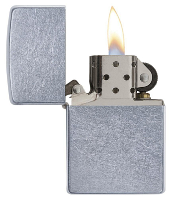 Зажигалка Zippo Магнитофон Street Chrome серебристая