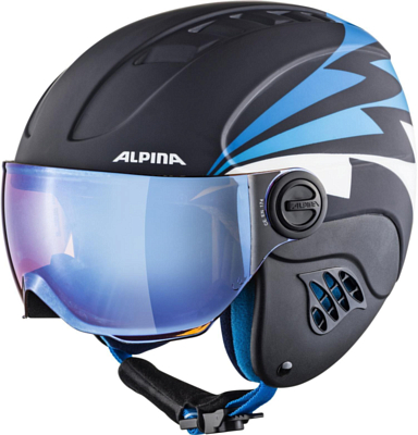 Шлем детский ALPINA Carat Le Visor HM Night Blue/D Matt