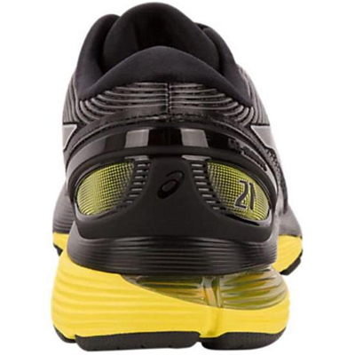 Беговые кроссовки элит Asics 2019 Gel-Nimbus 21 black/lemon spark