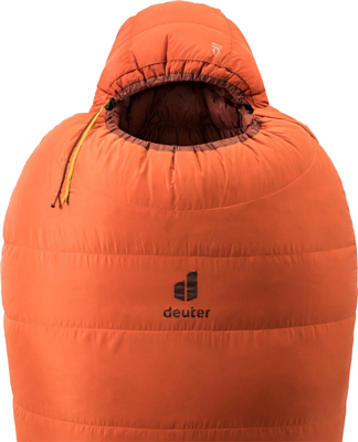 Спальник Deuter Astro Pro 1000 SL левый Paprika/Redwood